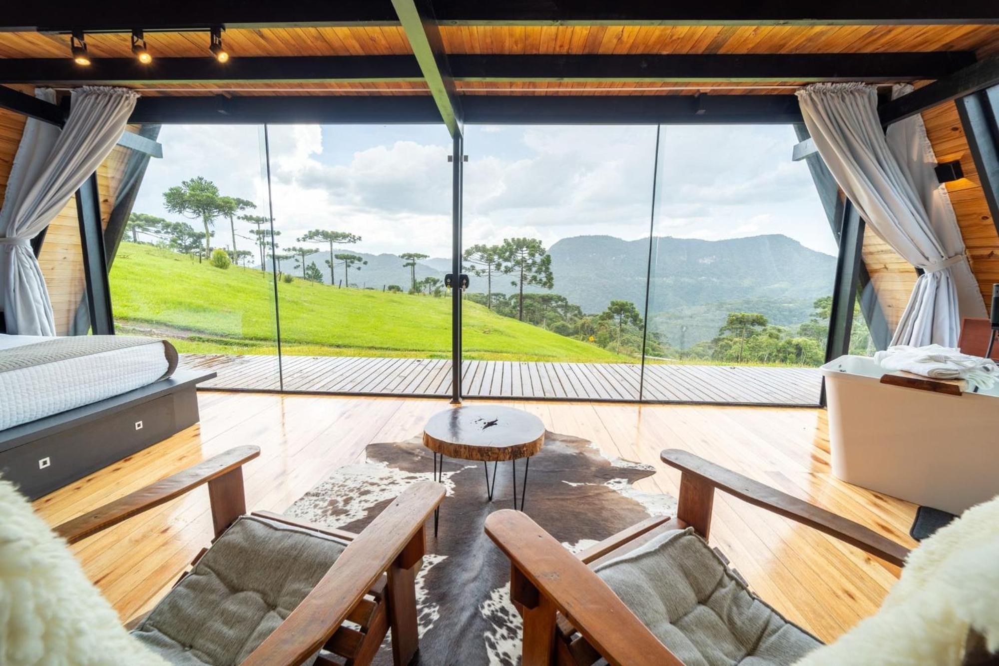 A Aconchegante Da Serra Catarinense Сasa de vacaciones *